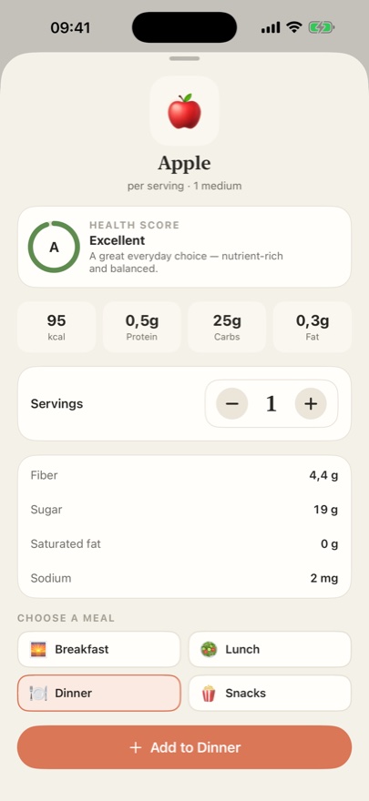 An A–E score for every food
